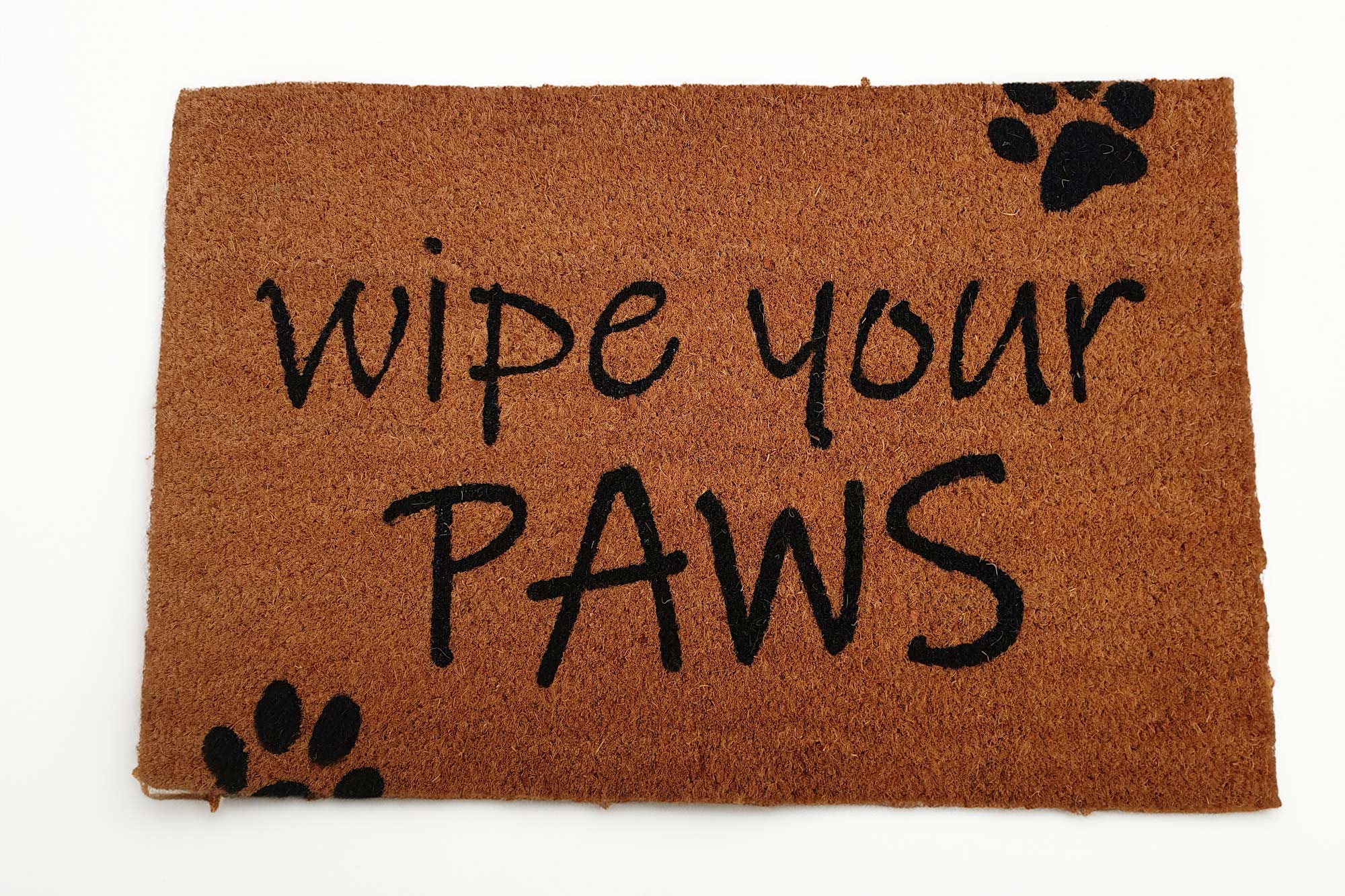 wipe your paws door mat