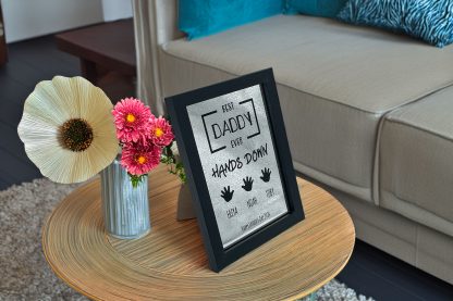 Personalised Best Daddy Ever Engraved Frame - Image 2