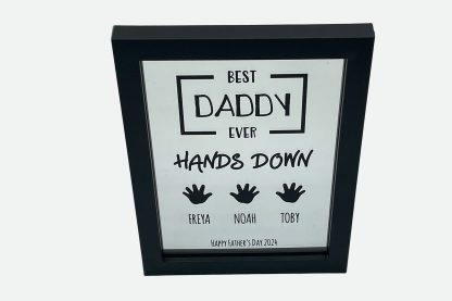Personalised Best Daddy Ever Engraved Frame - Image 4