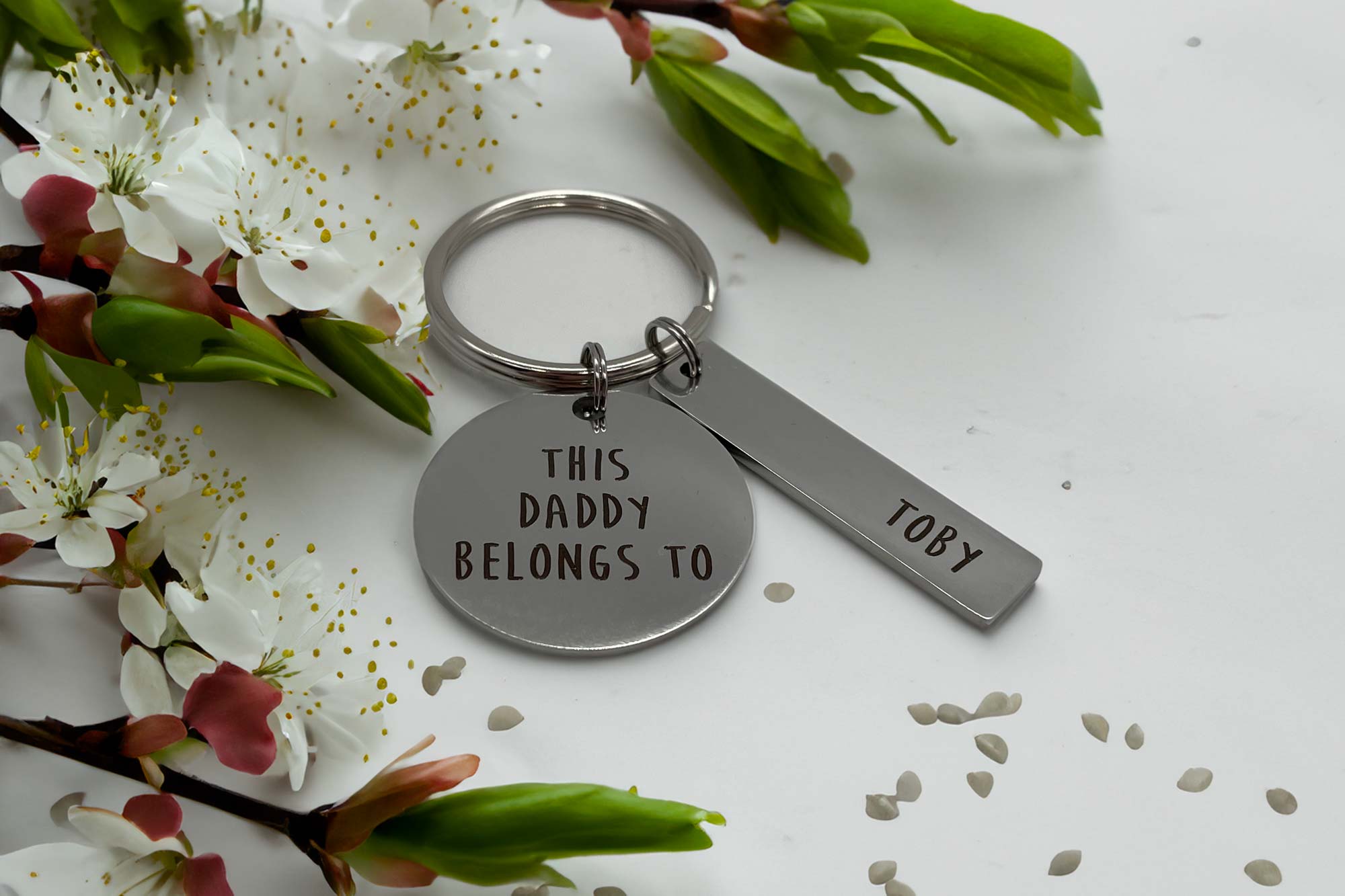 Personalised Father's Day Keyring Tag