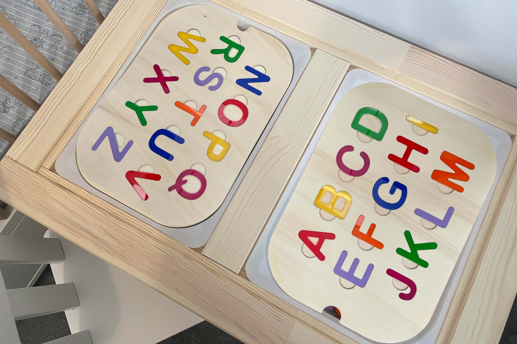 Flisat/Trofast Alphabet Colour Tray Insert