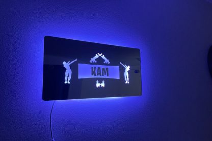 Personalised Fortnite-Inspired LED Wall Light
