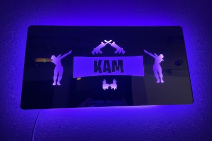 Personalised Fortnite-Inspired LED Wall Light
