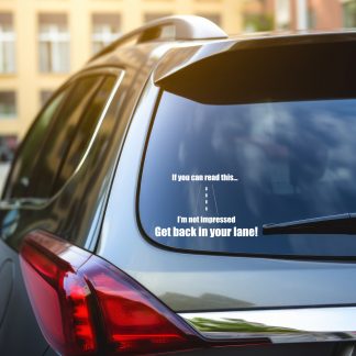 Funny Car Vinyl Decal