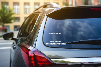 Funny Car Vinyl Decal