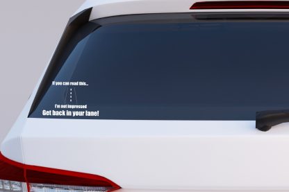 Funny Car Vinyl Decal