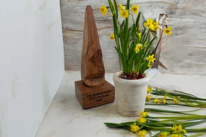 Personalised Wooden Nose Glasses Holder