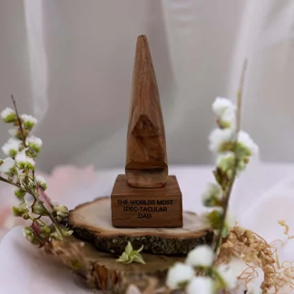 Personalised Wooden Nose Glasses Holder