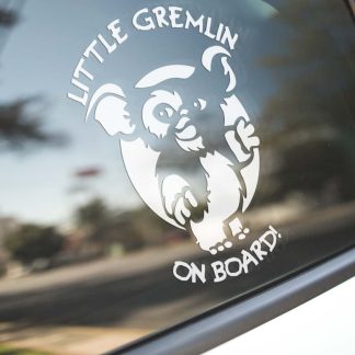 Little Gremlins On Board Car Vinyl
