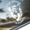 Little Gremlins On Board Car Vinyl