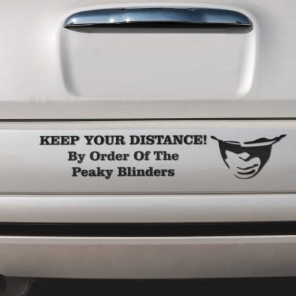 Peaky Blinders Inspired Car Decal