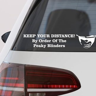 Peaky Blinders Inspired Car Decal
