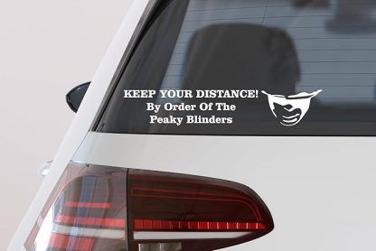 Peaky Blinders Inspired Car Decal