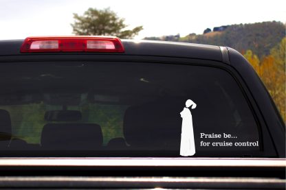 Handmaid Parody Vinyl Sticker