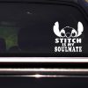 Stitch Is My Soulmate Car Decal