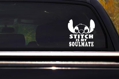 Stitch Is My Soulmate Car Decal
