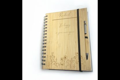 Personalised Bamboo Notebook