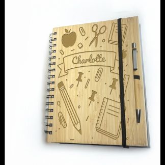 Personalised Bamboo Notebook
